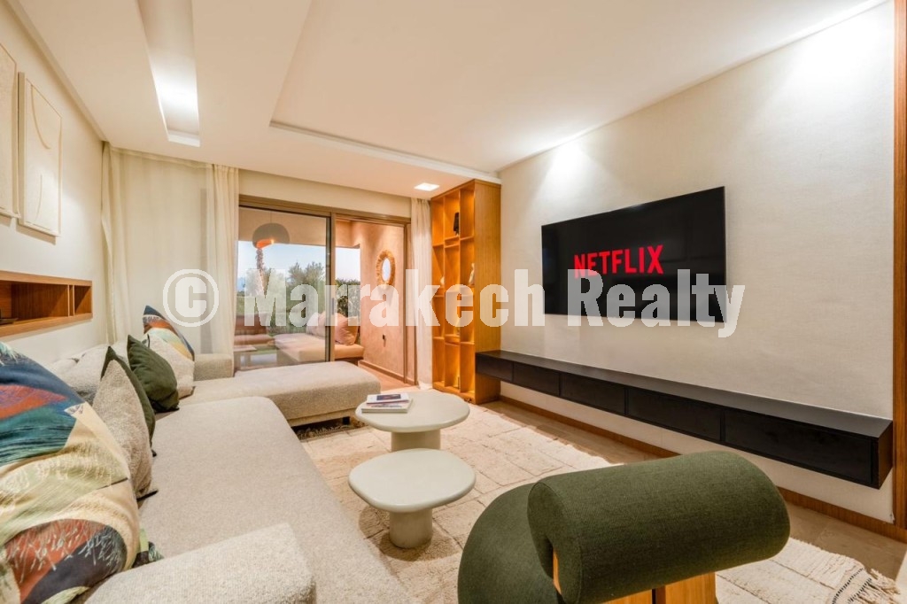 Magnifique Rez-de-Jardin à Prestigia – Idéal Famille, Résidence Fermée et Sécurisée