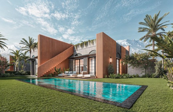 New development of single-story villas for sale