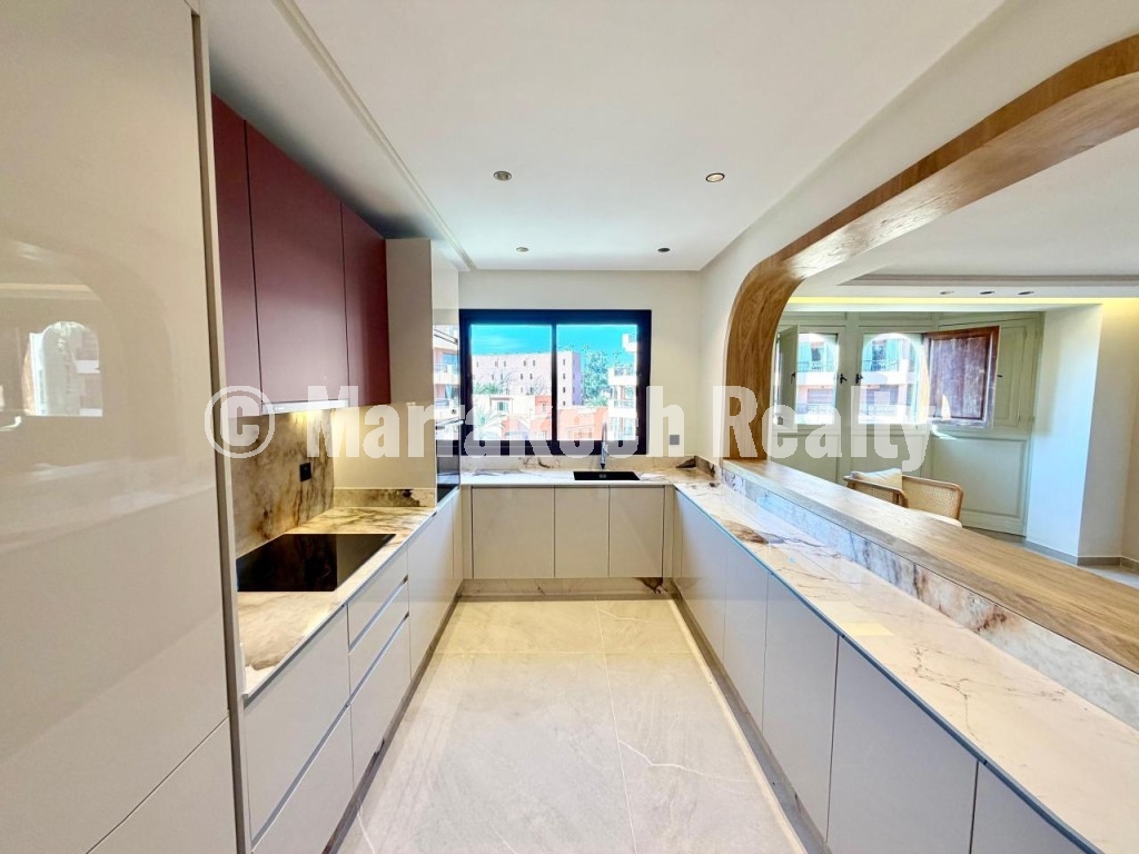 Modern 2-bedroom apartment for rent in Hivernage