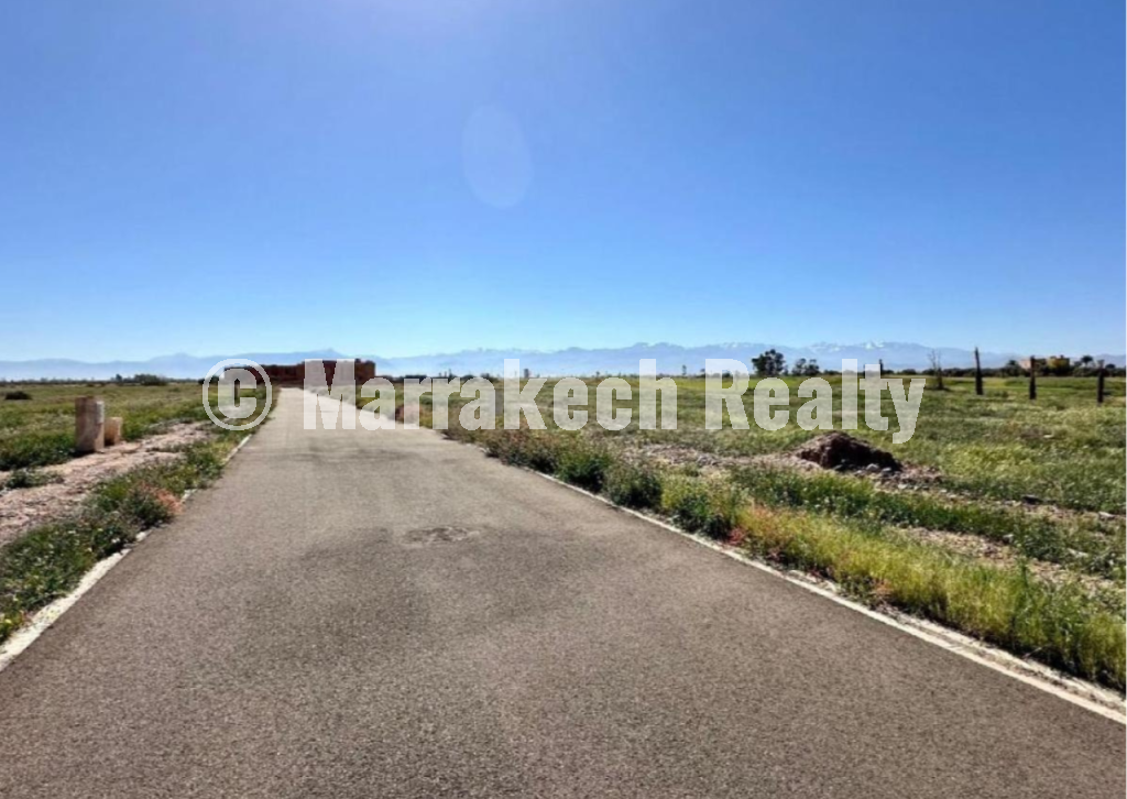 Plot of land for sale on the Tahanaout road