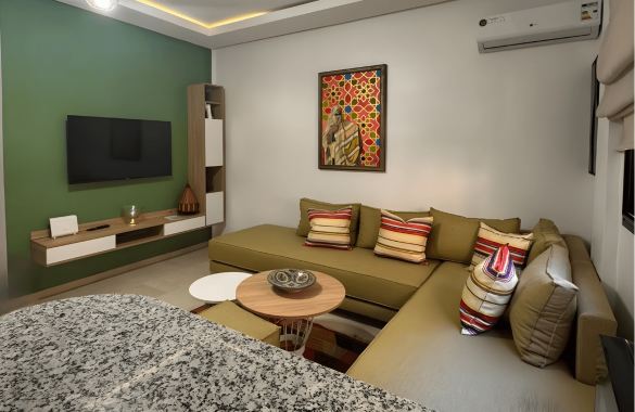 Luxury Furnished Studio Apartment for Rent in Guéliz