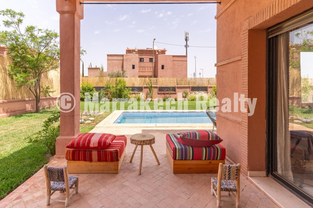 Villa Familiale avec Piscine à Louer – Atlas Golf Resort