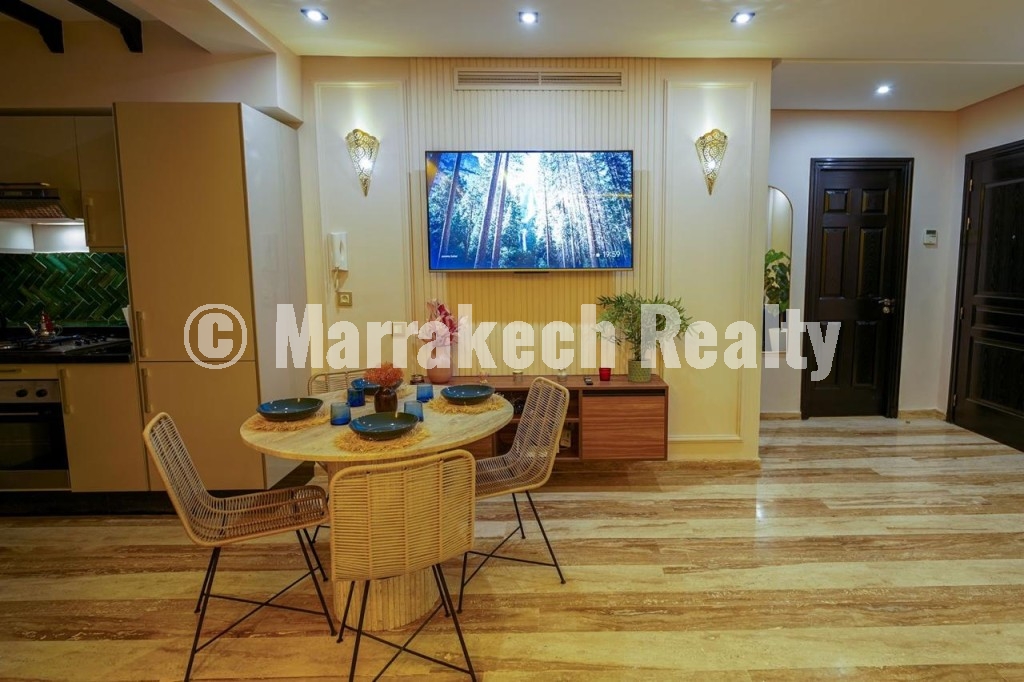 Appartement Meublé avec Jacuzzi au Cœur de Guéliz