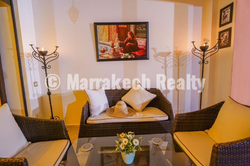 Appartement Meublé avec Jacuzzi au Cœur de Guéliz