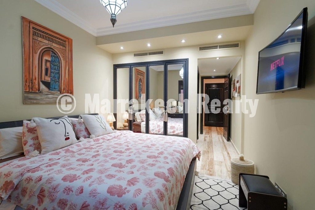Appartement Meublé avec Jacuzzi au Cœur de Guéliz