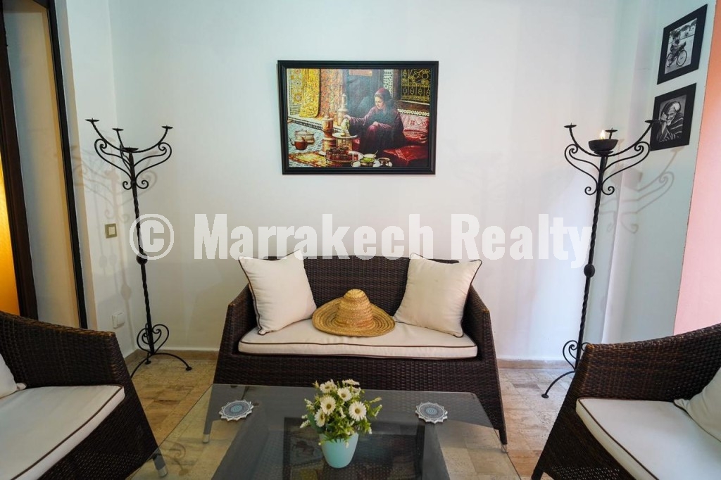 Appartement Meublé avec Jacuzzi au Cœur de Guéliz