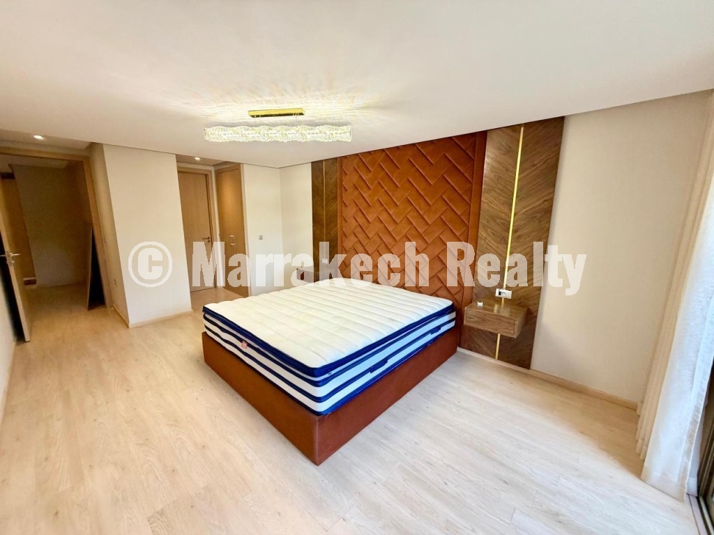 Beautiful garden-level apartment for rent in Marrakech village