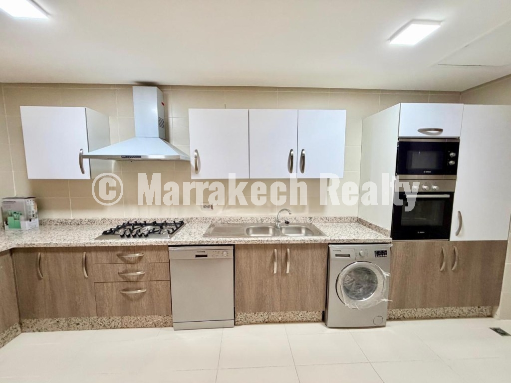 Beautiful garden-level apartment for rent in Marrakech village