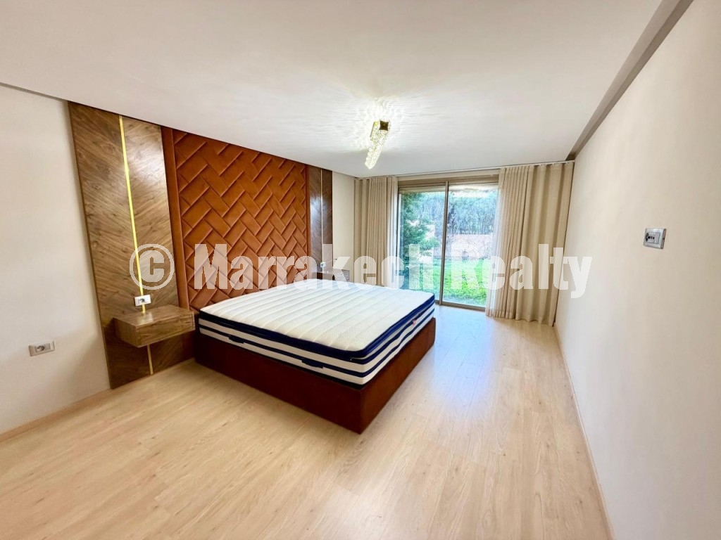 Beautiful garden-level apartment for rent in Marrakech village