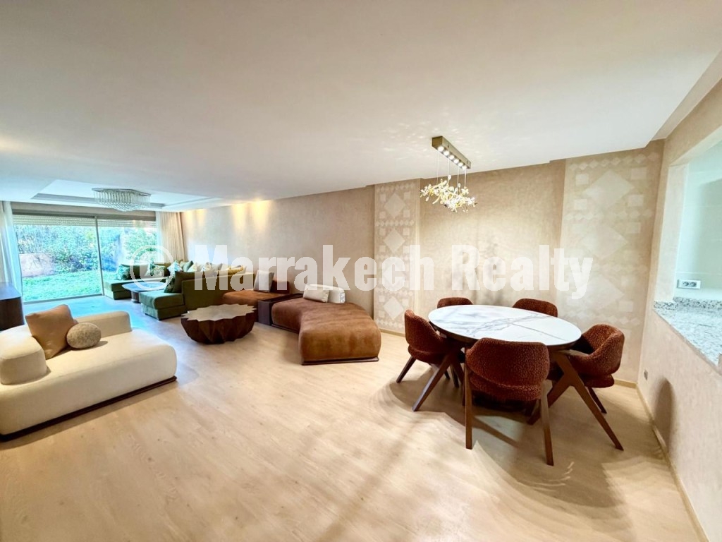 Beautiful garden-level apartment for rent in Marrakech village
