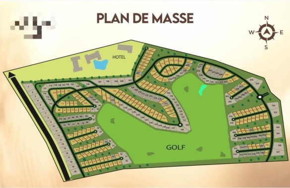 Plot of land for villa for sale on the Tahanaout road