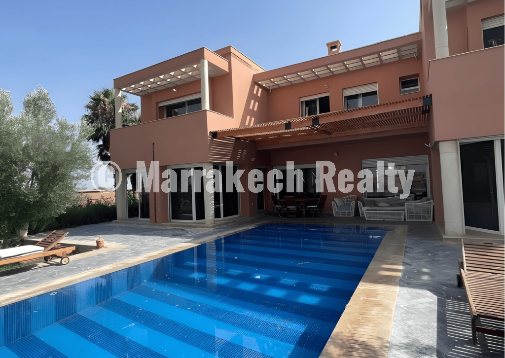 Modern Villa with Heated Pool – Atlas Mountains View