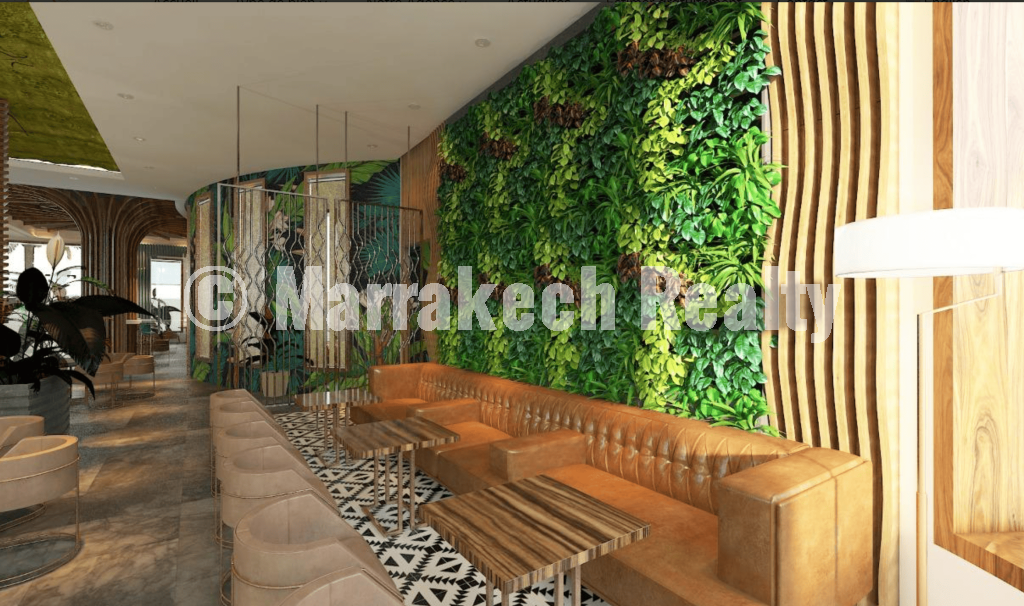 Café-Restaurant à Vendre à Targa Marrakech – Complexe hôtelier | Emplacement stratégique