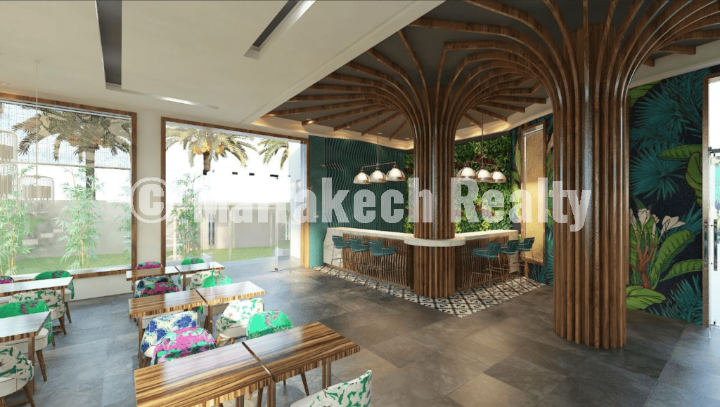 Café-Restaurant à Vendre à Targa Marrakech – Complexe hôtelier | Emplacement stratégique