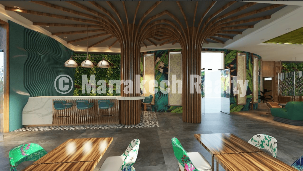Café-Restaurant à Vendre à Targa Marrakech – Complexe hôtelier | Emplacement stratégique