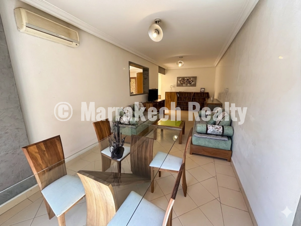 Spacieux appartement 3 chambres à louer en plein Guéliz