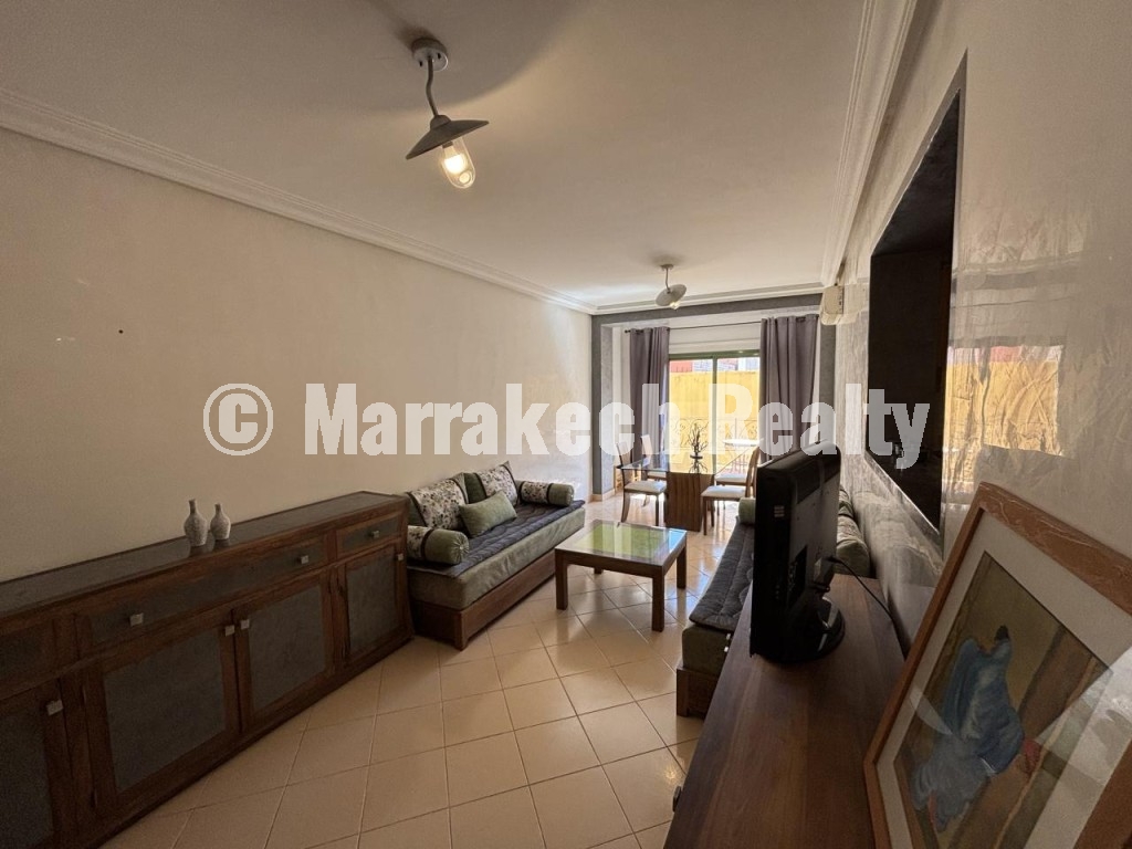 Spacieux appartement 3 chambres à louer en plein Guéliz