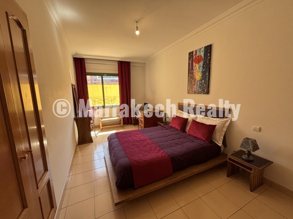 Spacieux appartement 3 chambres à louer en plein Guéliz