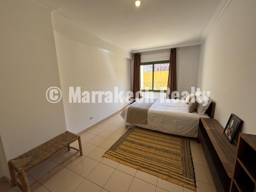 Spacieux appartement 3 chambres à louer en plein Guéliz