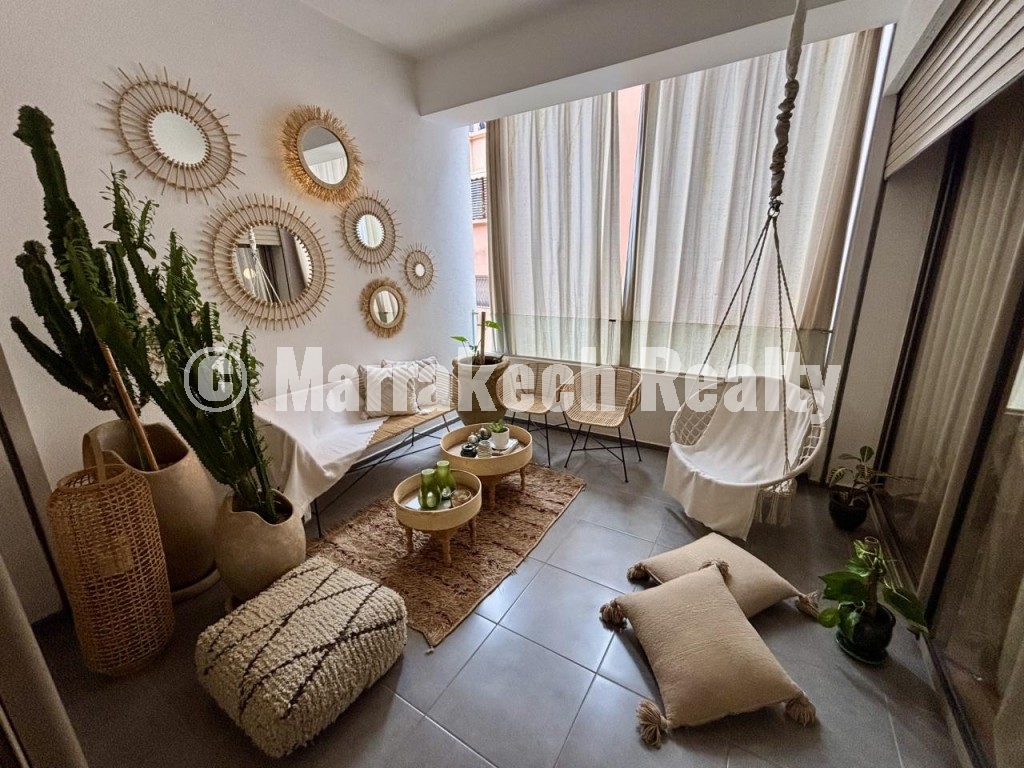 Magnifique appartement 2 chambres à louer Guéliz- Route de Casa