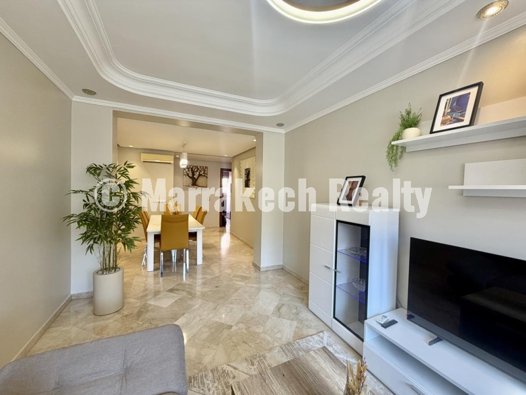 Location appartement meublé 3 chambres à Guéliz Marrakech – Centre-ville