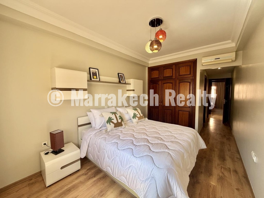Location appartement meublé 3 chambres à Guéliz Marrakech – Centre-ville
