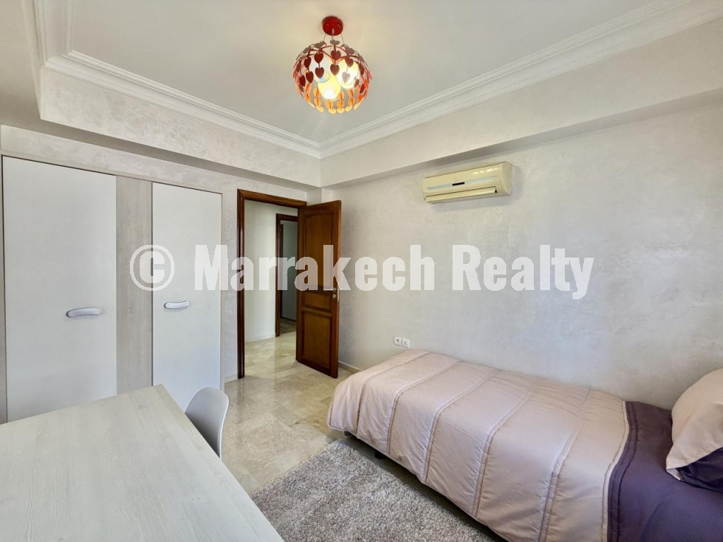 Location appartement meublé 3 chambres à Guéliz Marrakech – Centre-ville