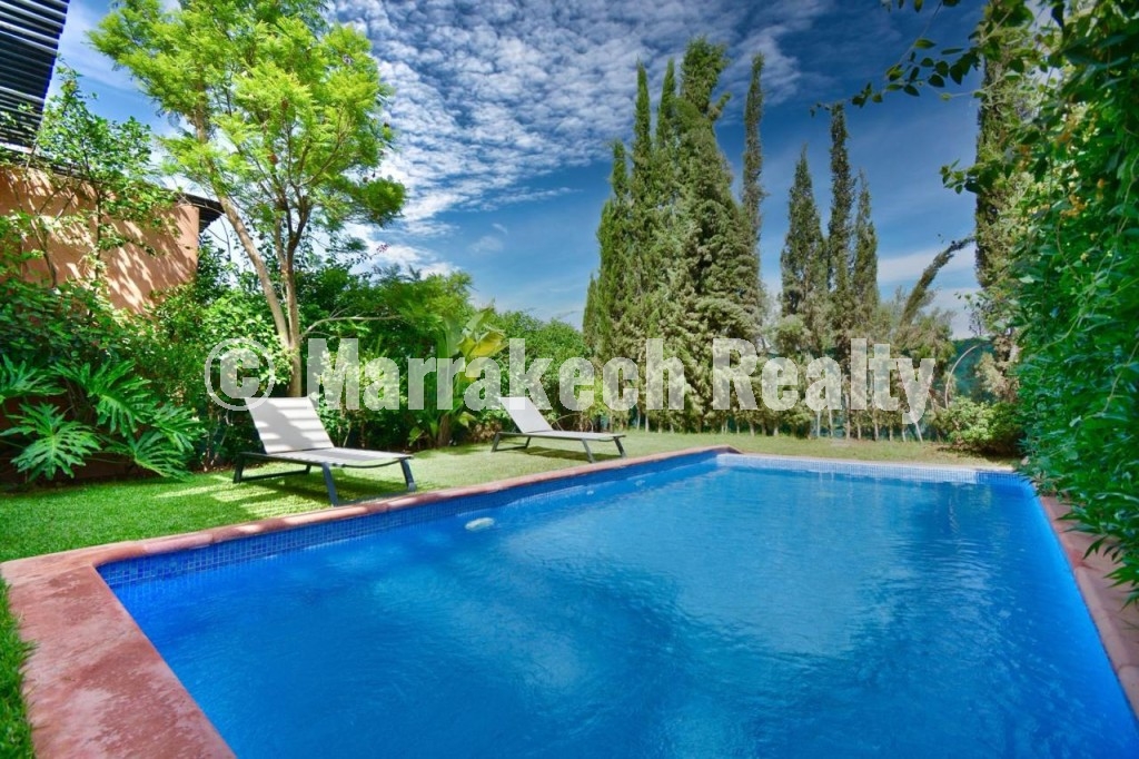 Location Villa Marrakech Golf avec Piscine Privée – Résidence Sécurisée Route Ourika