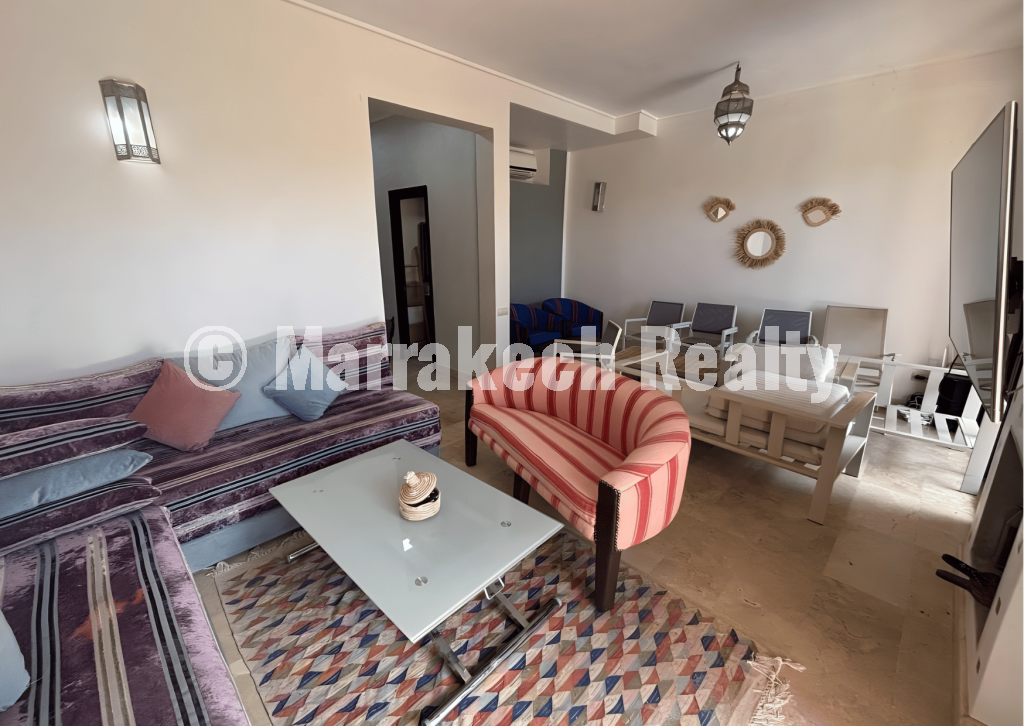 Pavillon 4 chambres avec piscine à louer sur la route de l’Ourika