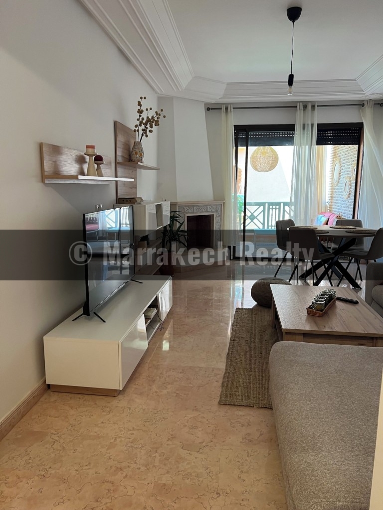 2-Bedroom Apartment for Rent with Terrace – Avenue Mohamed VI