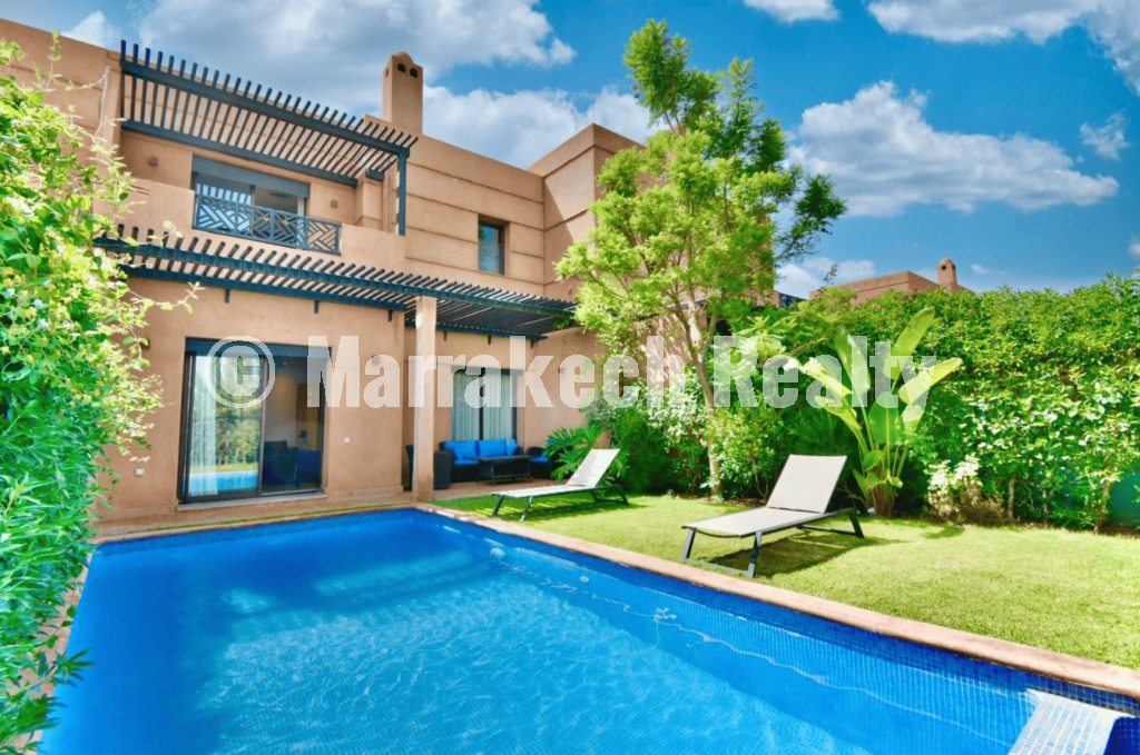 Location Villa Marrakech Golf avec Piscine Privée – Résidence Sécurisée Route Ourika