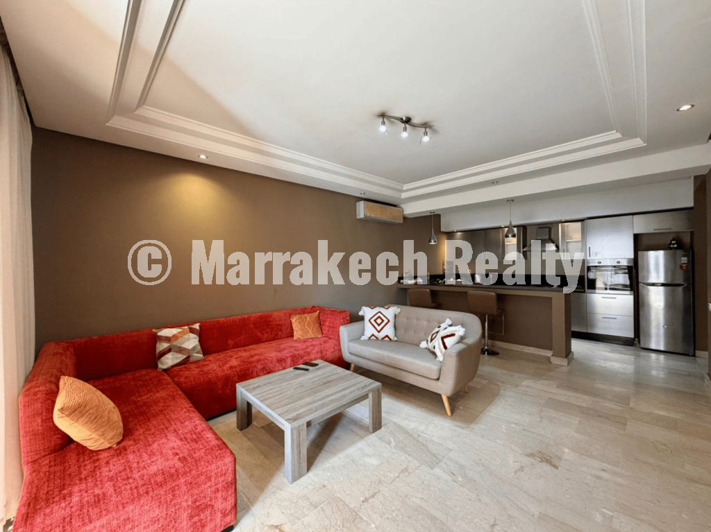 Appartement à vendre à Marrakech Guéliz – 78 m² – À 1 min du Marché des Fleurs