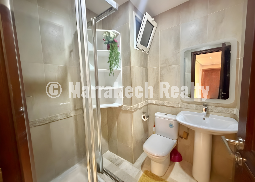Location appartement meublé 3 chambres à Guéliz Marrakech – Centre-ville