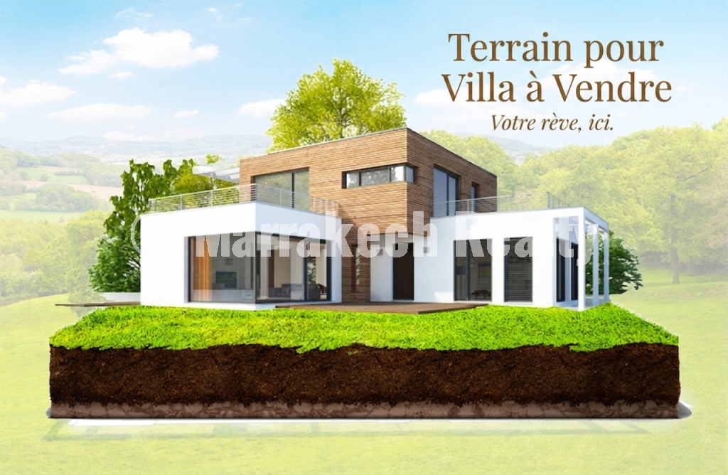 Lot de Terrain pour Villa à Vendre – Résidence Sécurisée à Chrifia