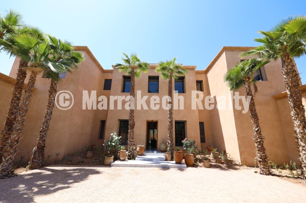 Villa d’exception – Palmeraie de Marrakech – 5 chambres