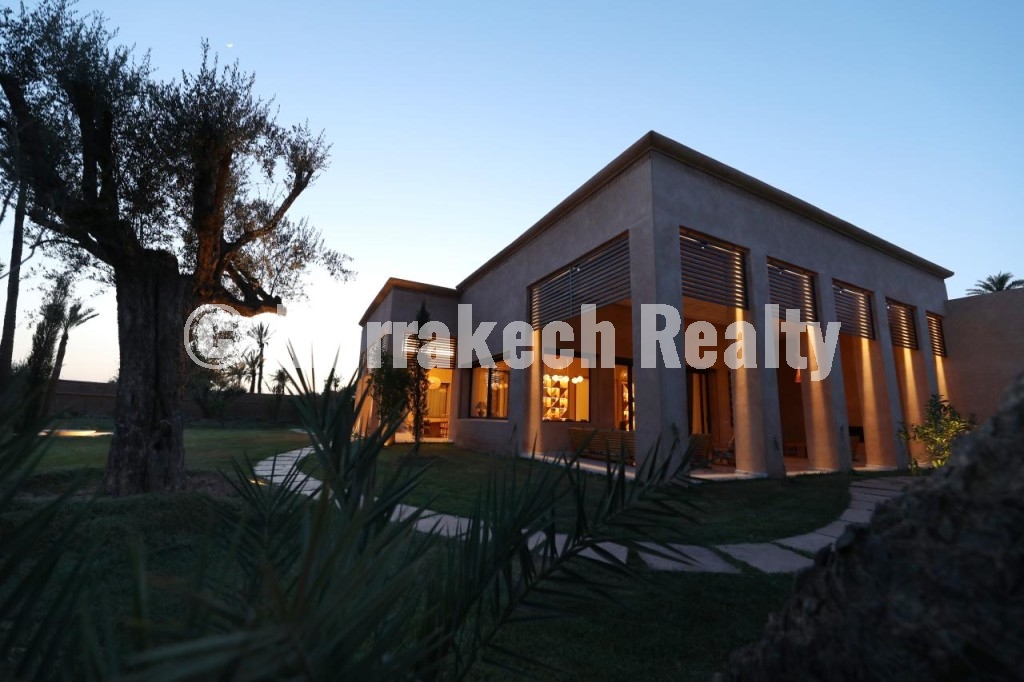 Villa d’exception – Palmeraie de Marrakech – 5 chambres