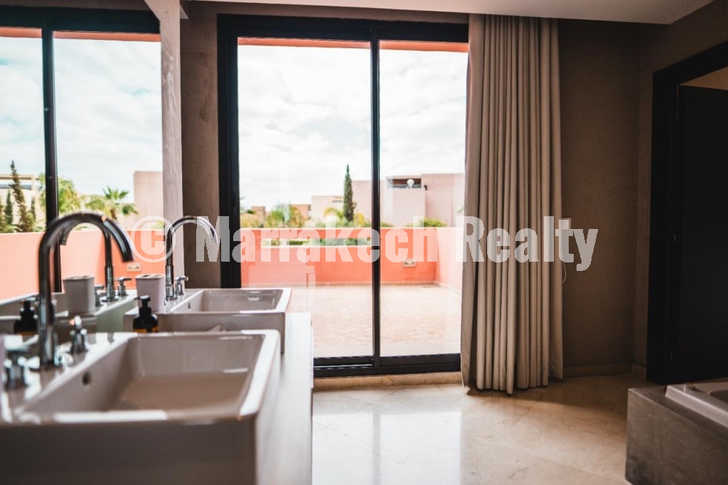 Villa de luxe 3 Suites à Louer Meublée – Domaine Résidentiel Golfique Premium