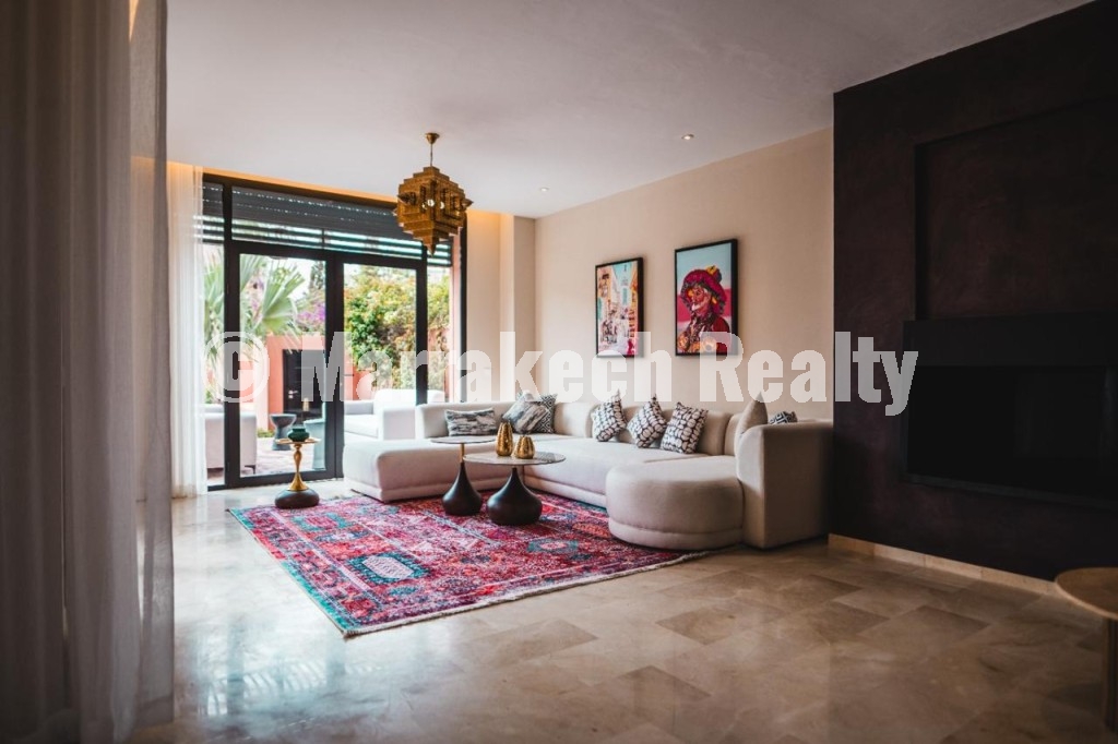 Villa de luxe 3 Suites à Louer Meublée – Domaine Résidentiel Golfique Premium