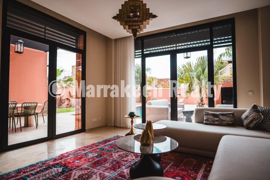 Villa de luxe 3 Suites à Louer Meublée – Domaine Résidentiel Golfique Premium