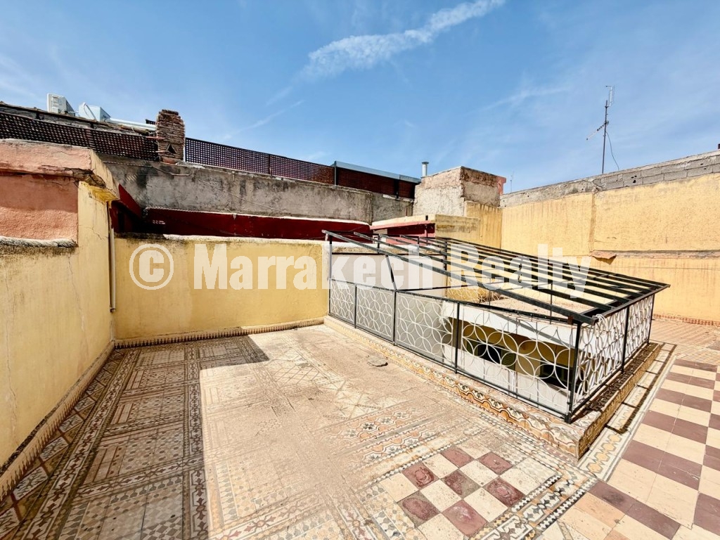 Riad Authentique à Rénover avec Maisonnette à 5 Min de Jemaa El-Fna