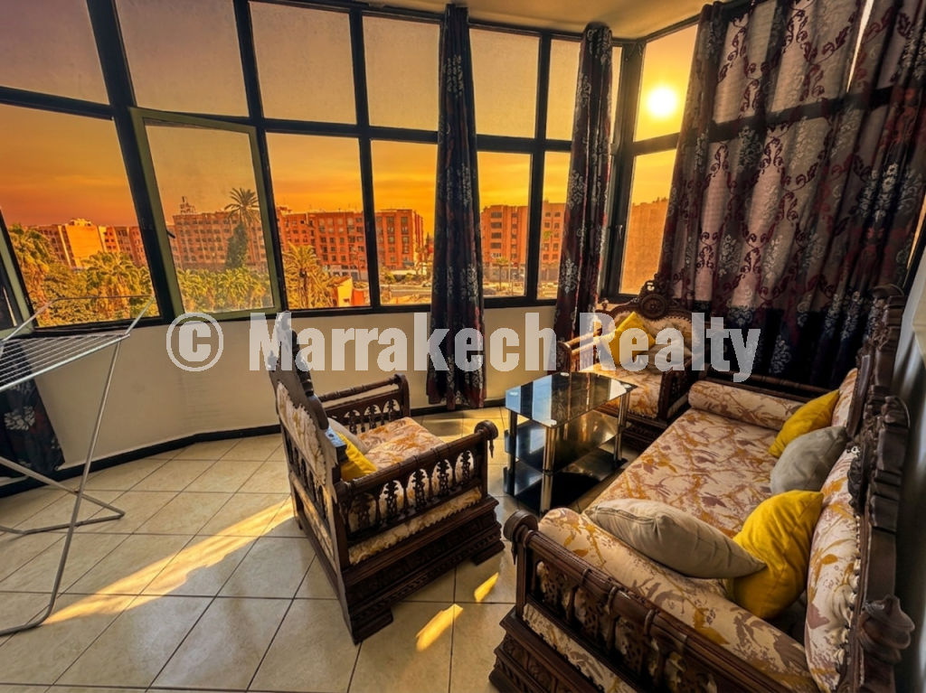 Appartement Lumineux avec Balcon et Sans Vis-à-Vis – Guéliz
