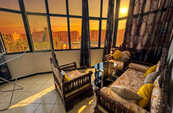 Appartement Lumineux avec Balcon et Sans Vis-à-Vis – Guéliz