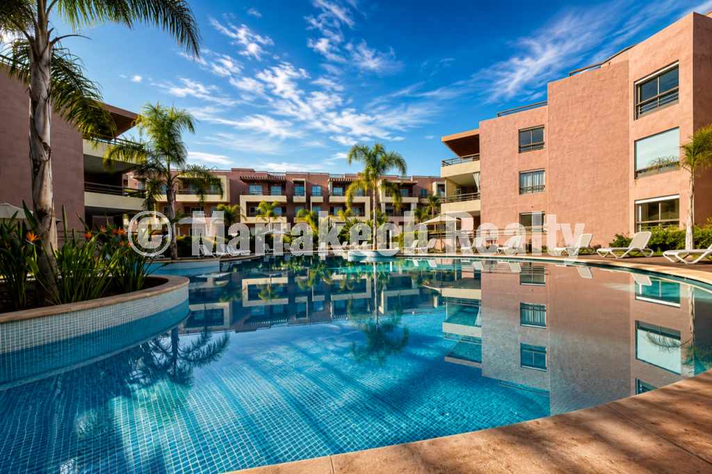 Appartement avec Grande Terrasse Vue Piscine – Avenue Mohammed VI