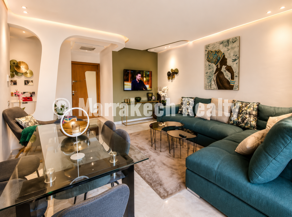 Appartement avec Grande Terrasse Vue Piscine – Avenue Mohammed VI