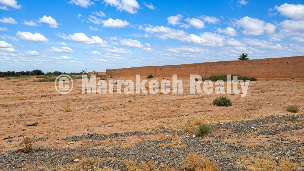 Terrain de 7 hectares titré à vendre à Marrakech
