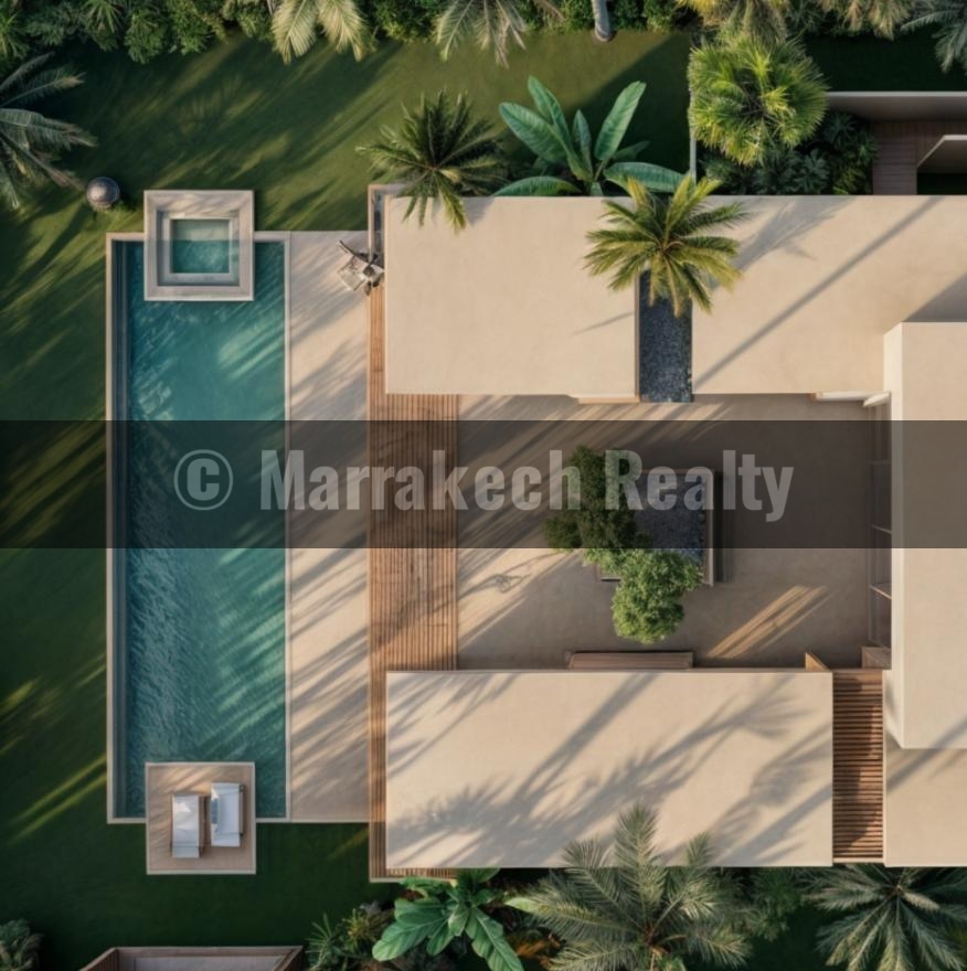 Villas modernes authentiques à vendre – Route de l’Ourika à partir de 3 490 000 MAD