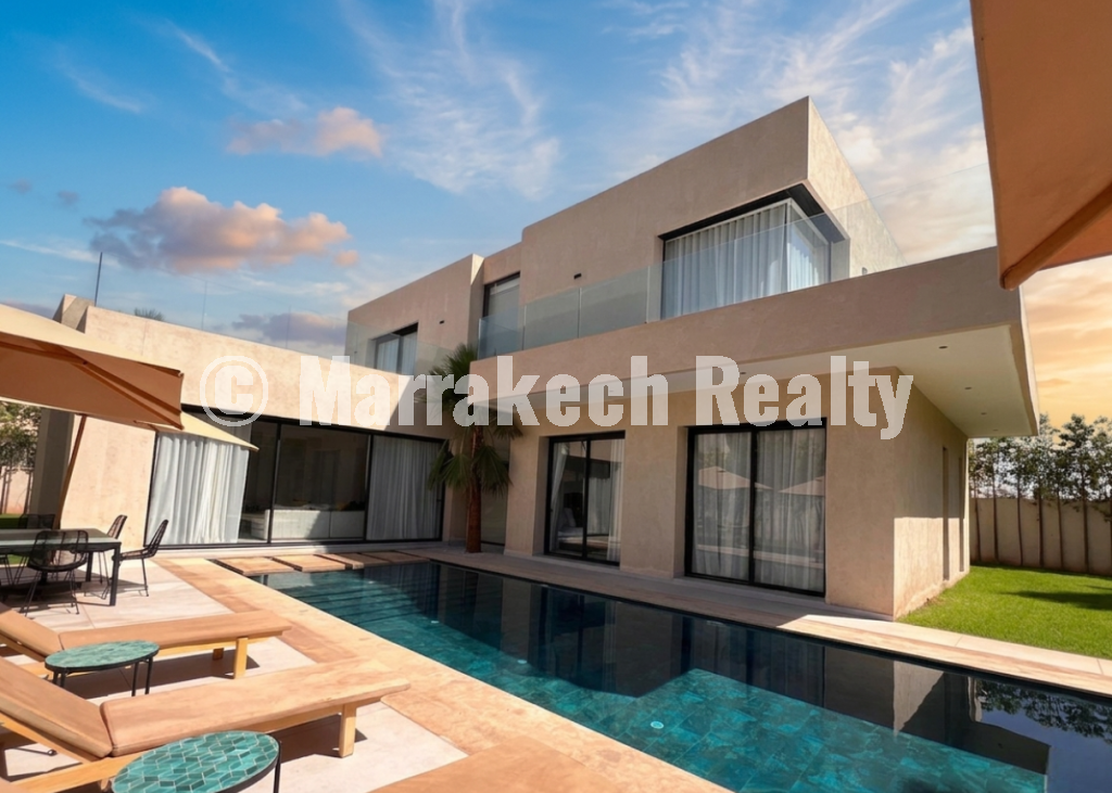 Villa de Luxe 4 Chambres à Louer avec Piscine Privée Route D’ourika