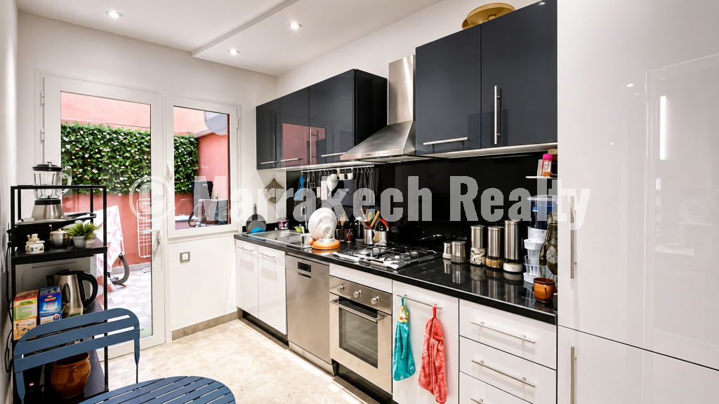 Appartement avec Grande Terrasse Vue Piscine – Avenue Mohammed VI