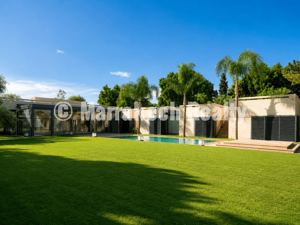 Villa de Prestige Plain-Pied en Front Golf – Route de Ouarzazate