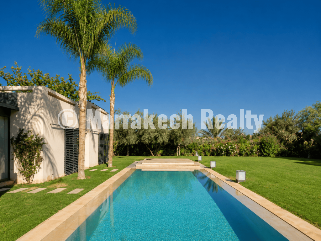 Villa de Prestige Plain-Pied en Front Golf – Route de Ouarzazate